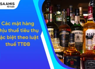 Các mặt hàng chịu thuế tiêu thụ đặc biệt theo luật thuế TTĐB