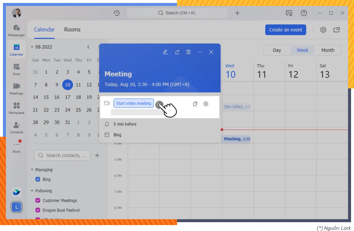 Lark Meetings (Họp video trực tuyến)