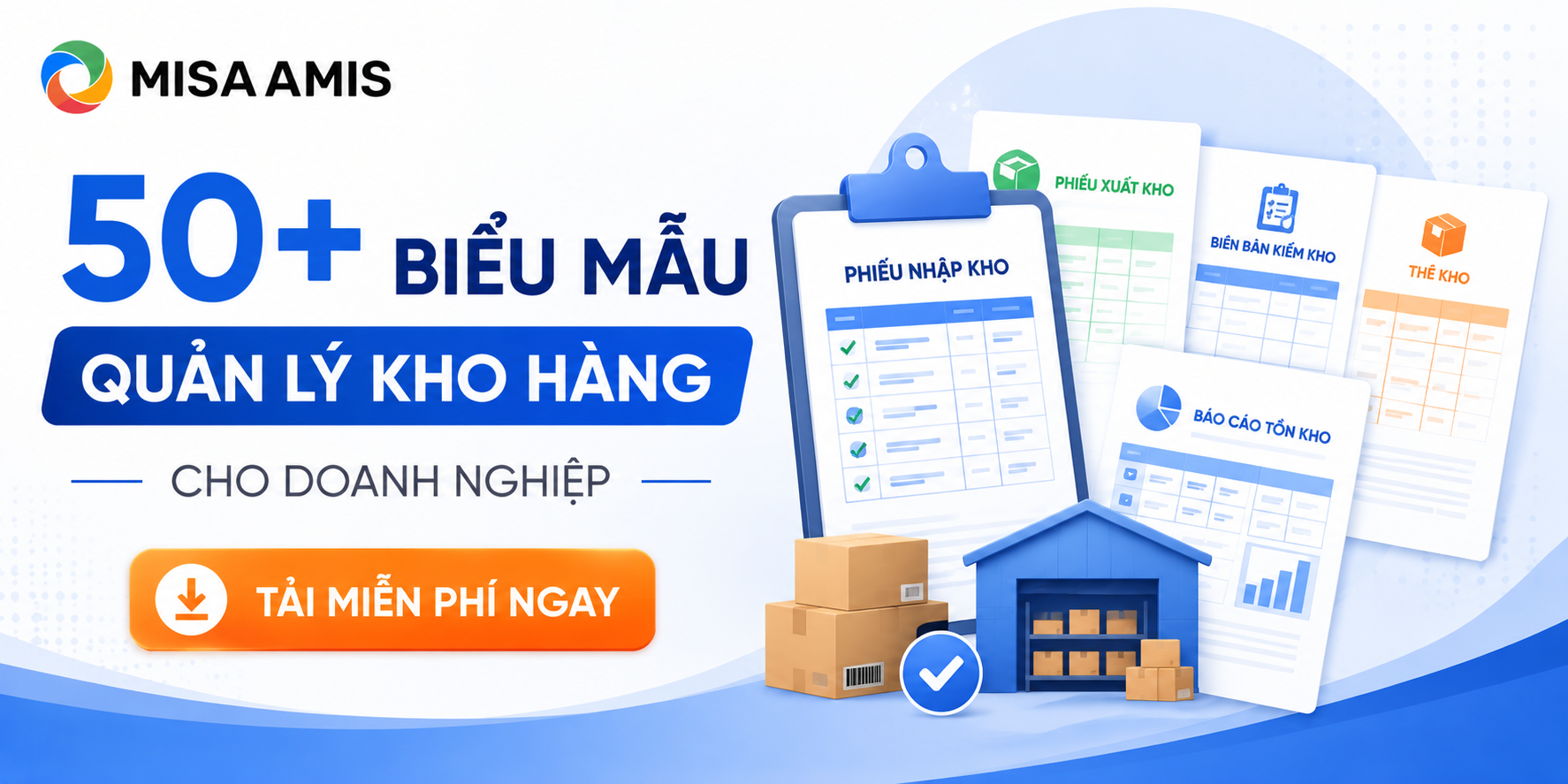 banner tải biểu mẫu quản lý kho hàng