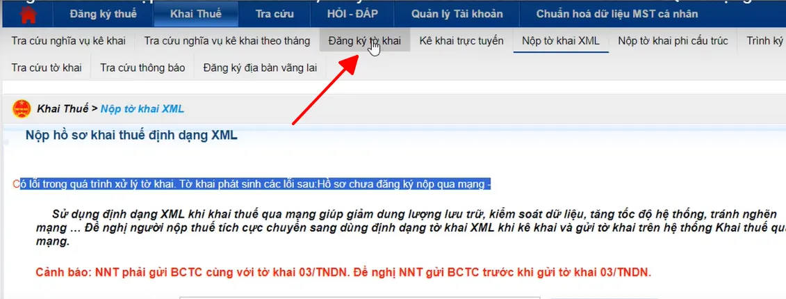 Bước 1 - Khắc phục lỗi 1