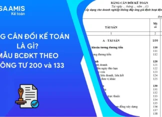 bảng cân đối kế toán là gì