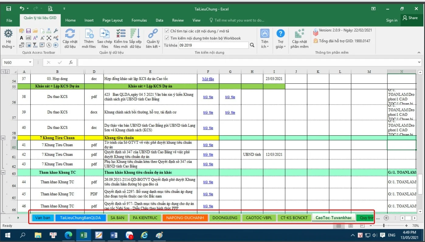 Phần mềm theo dõi nhật ký công trình