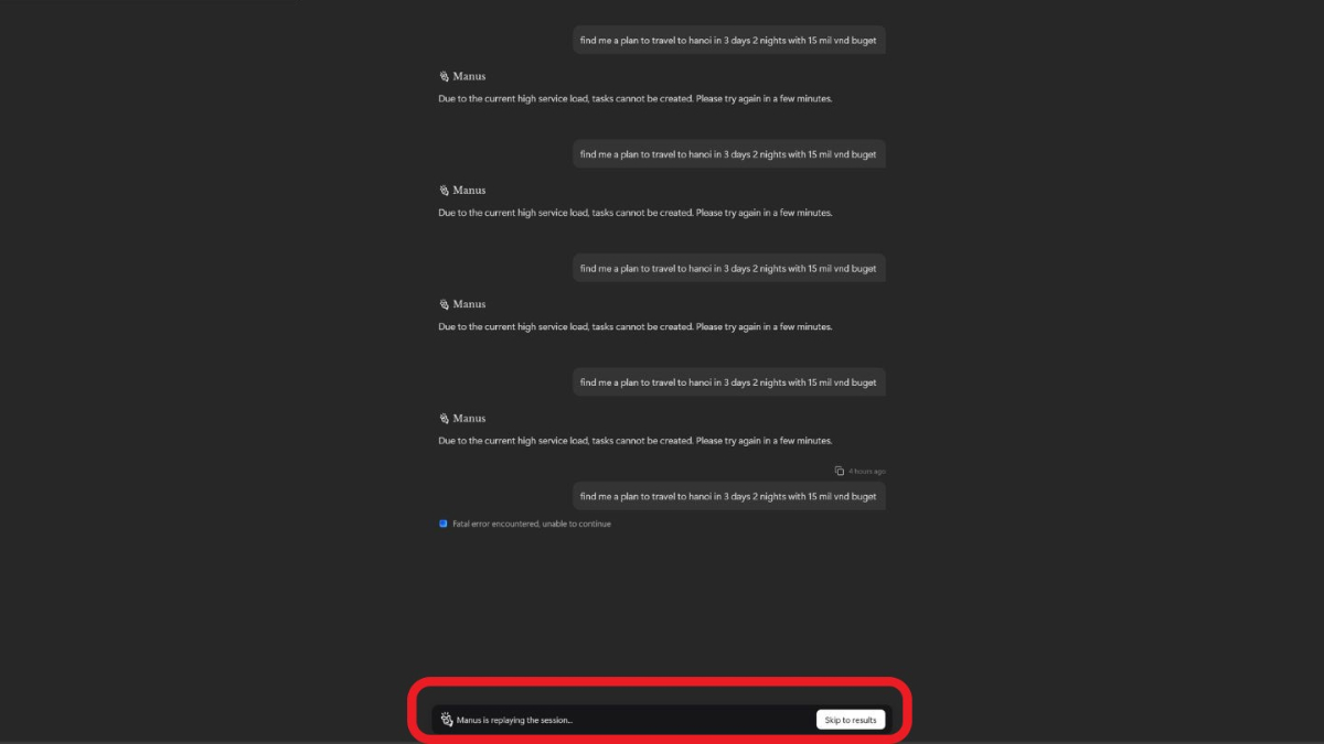 Nhập yêu cầu của bạn vào ô