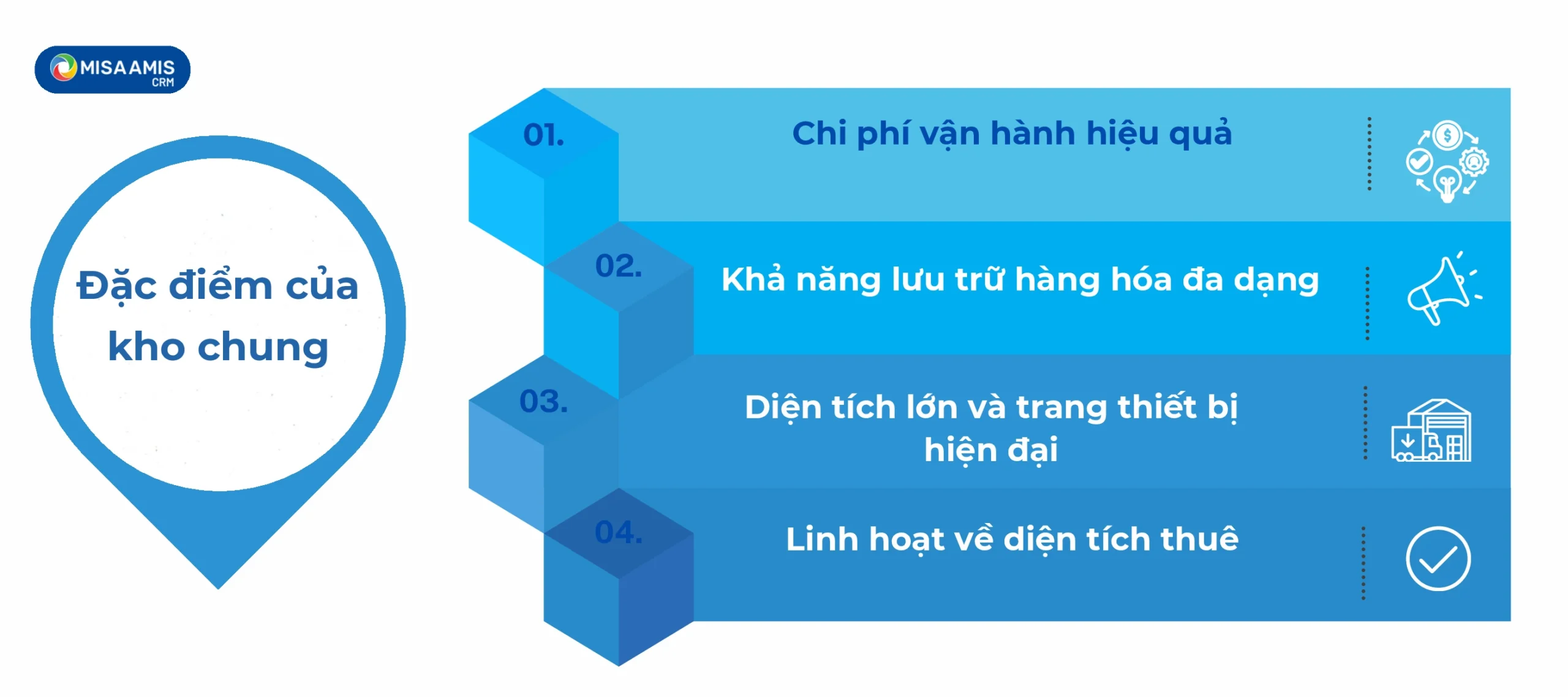 Đặc điểm của kho chung