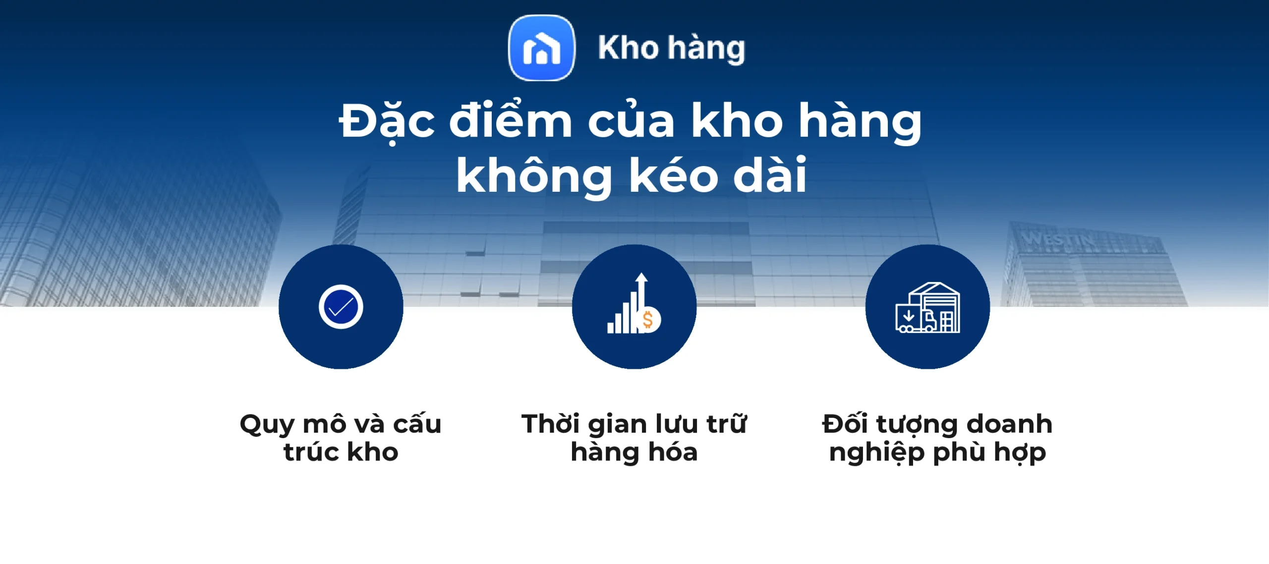 Đặc điểm của kho hàng không kéo dài
