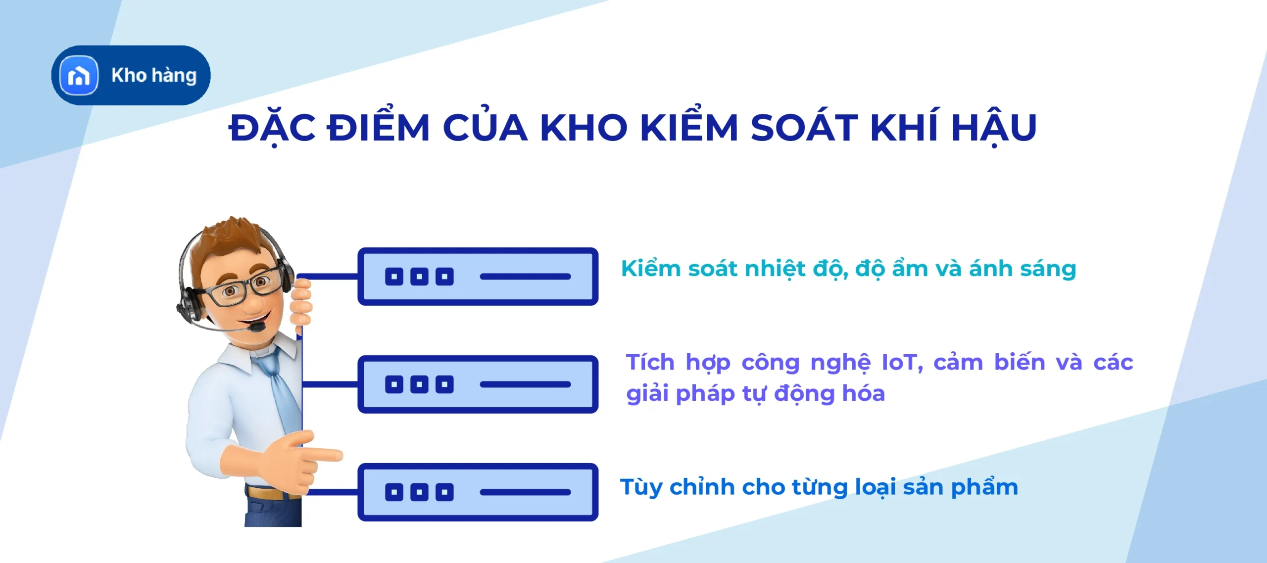 Đặc điểm kho kiểm soát khí hậu