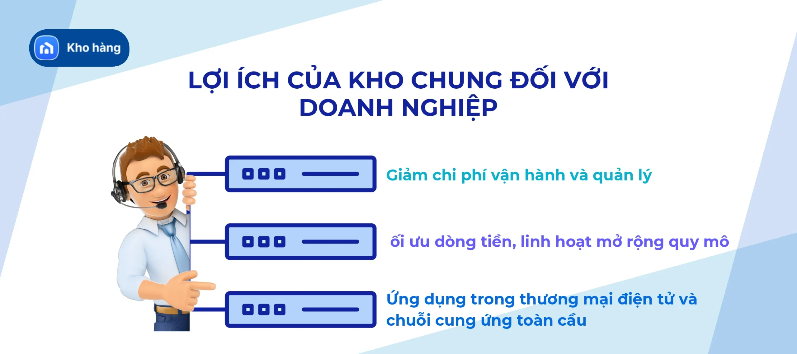 Lợi ích của kho chung đối với doanh nghiệp