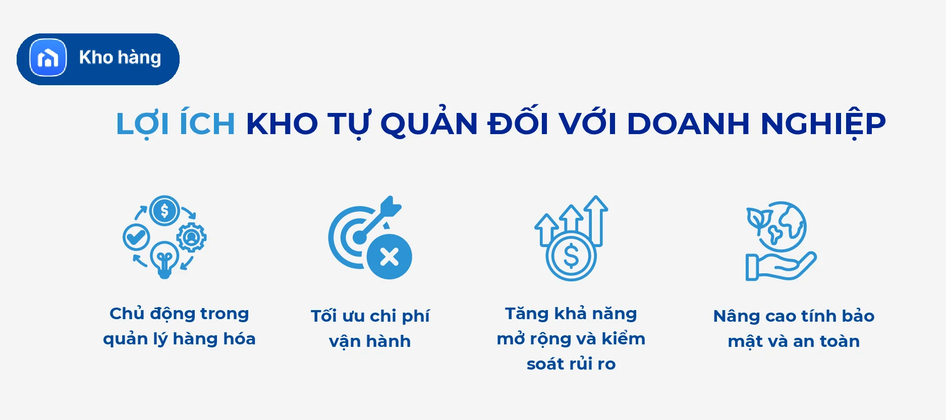 Lợi ích kho tự quản đối với doanh nghiệp