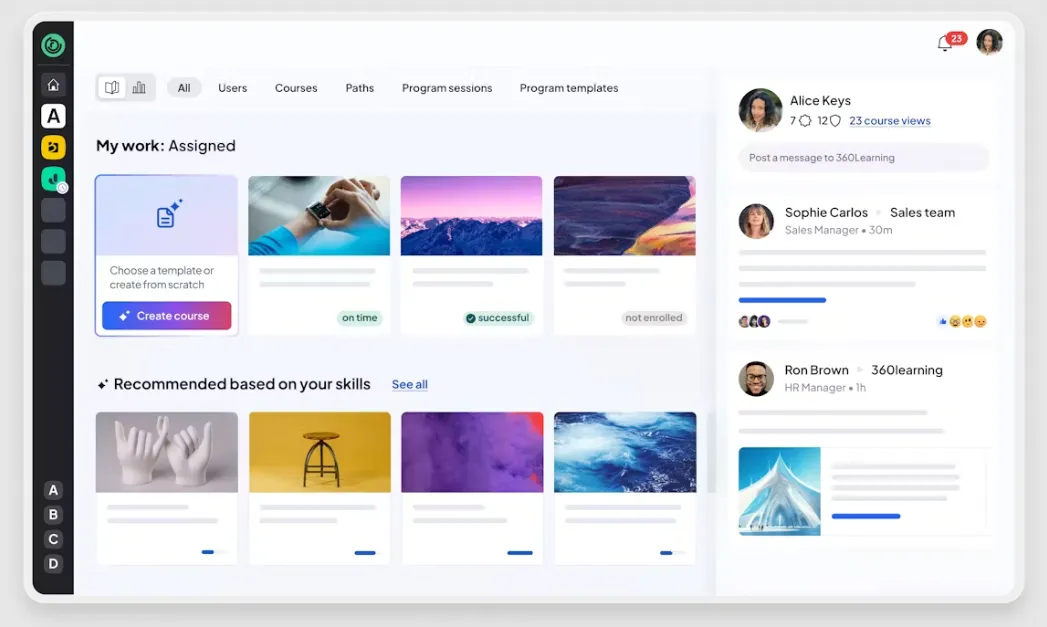 Phần mềm học nội bộ tích hợp AI
