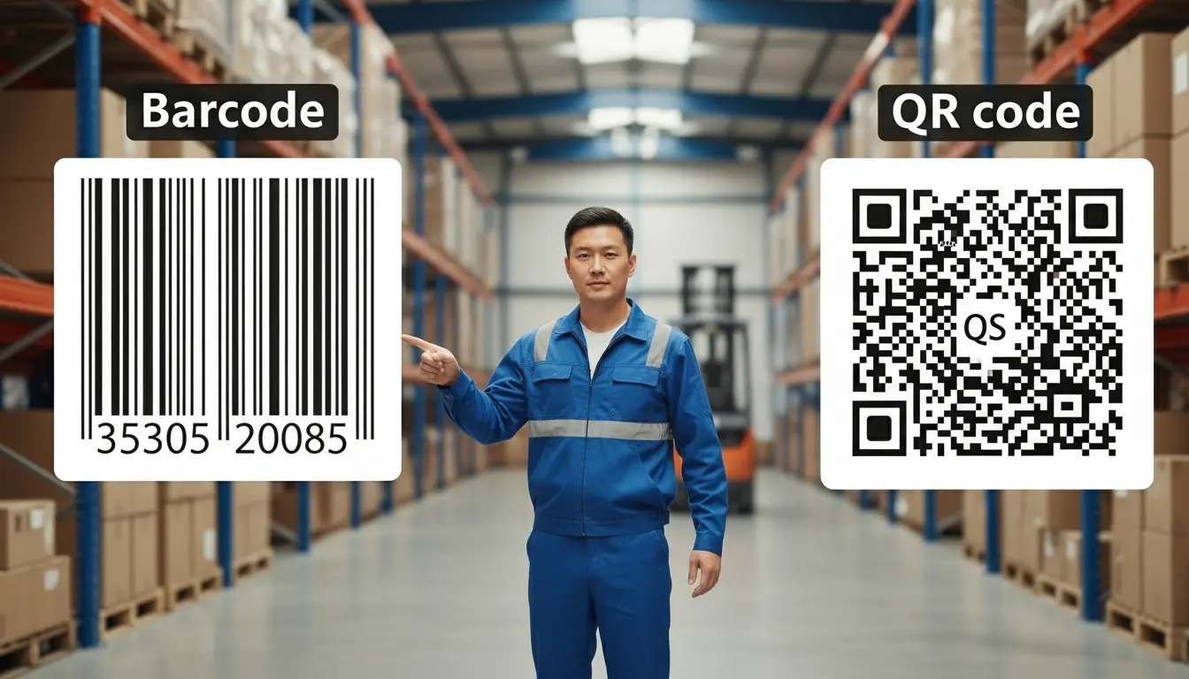 Nhận biết khác biệt giữa Barcode và QR code