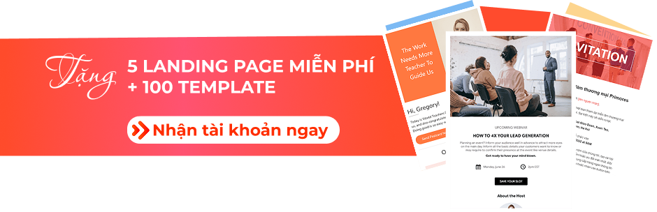 Banner tặng landing page tải PM aiMarketing