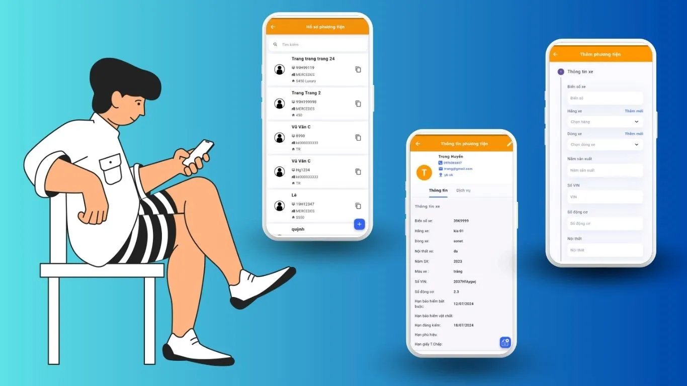 Phần mềm quản lý dịch vụ sửa chữa Gara online KGara