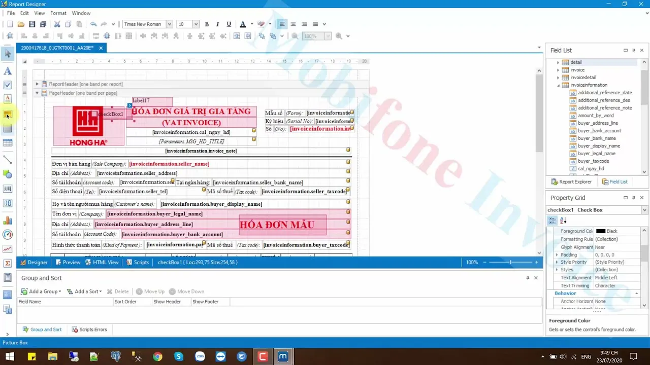 Phần mềm xuất hóa đơn điện tử MobiFone Invoice