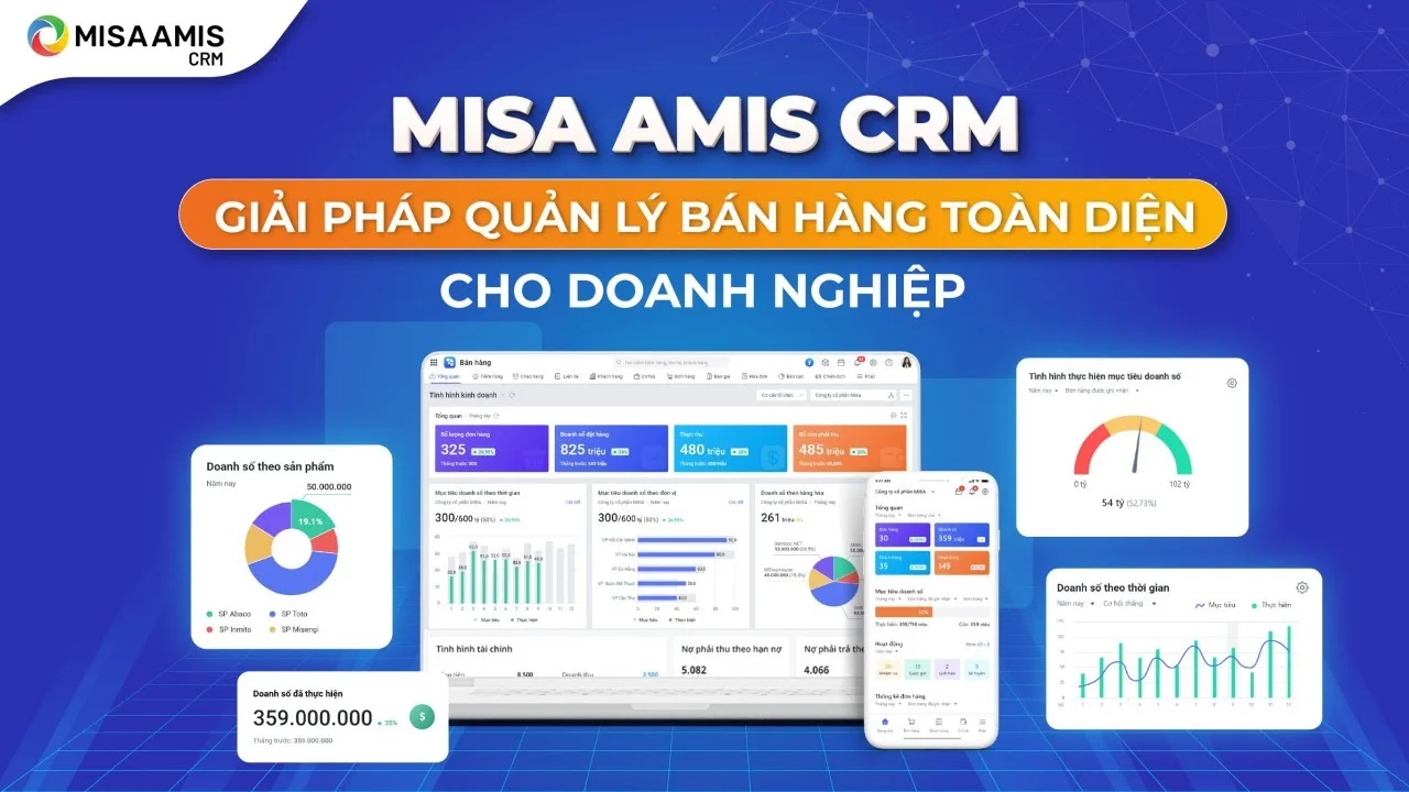AMIS CRM – Giải pháp CRM chuyên sâu cho doanh nghiệp hiện đại