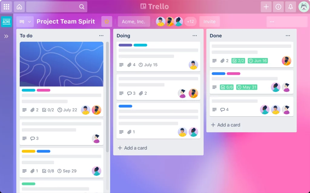 Phần mềm chat nội bộ miễn phí Trello