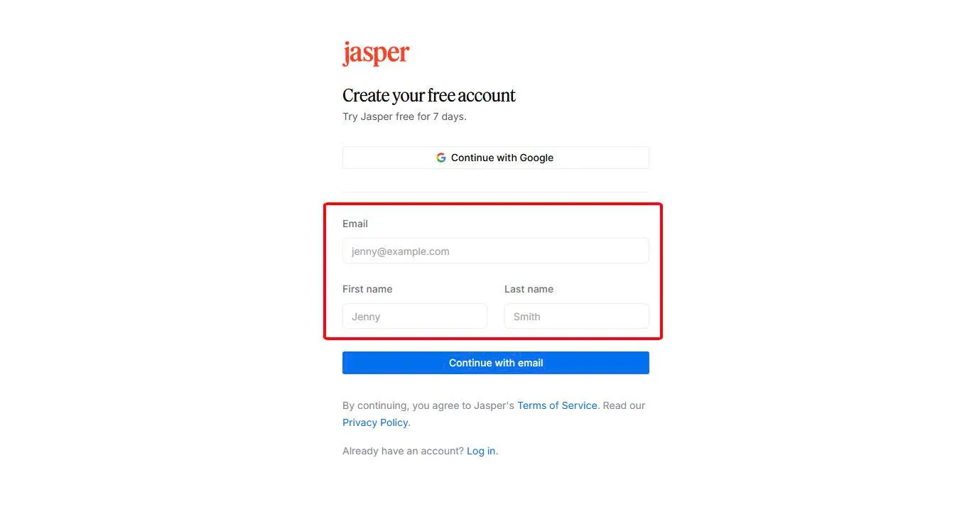 Chọn phương thức đăng ký