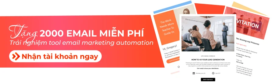 AMIS aiMarketing tặng 2000 email miễn phí