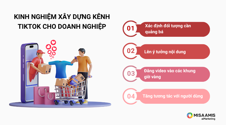 Kinh nghiệm xây dựng kênh TikTok cho doanh nghiệp