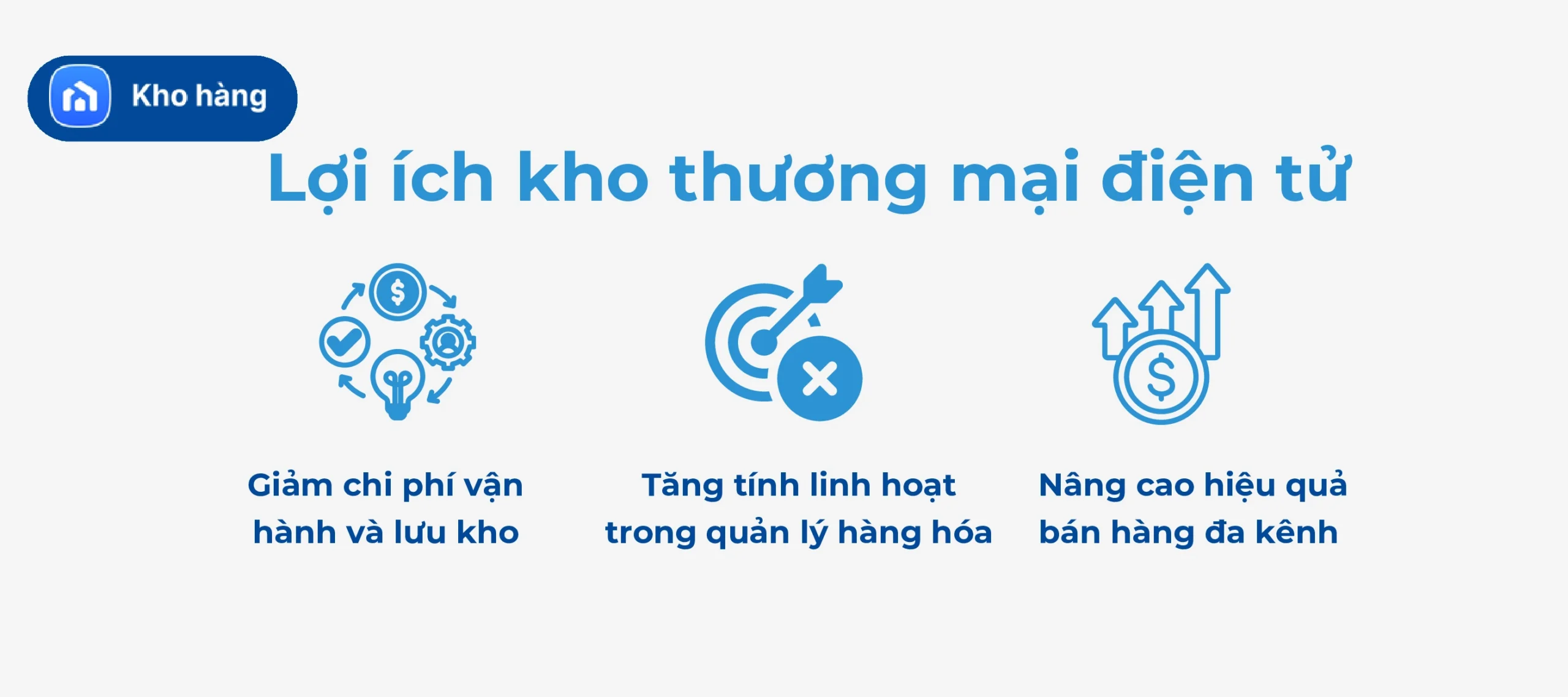 Lợi ích kho thương mại điện tử cho doanh nghiệp