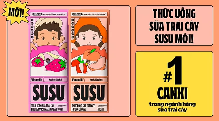 Mẫu quảng cáo "giật tít" của Vinamilk