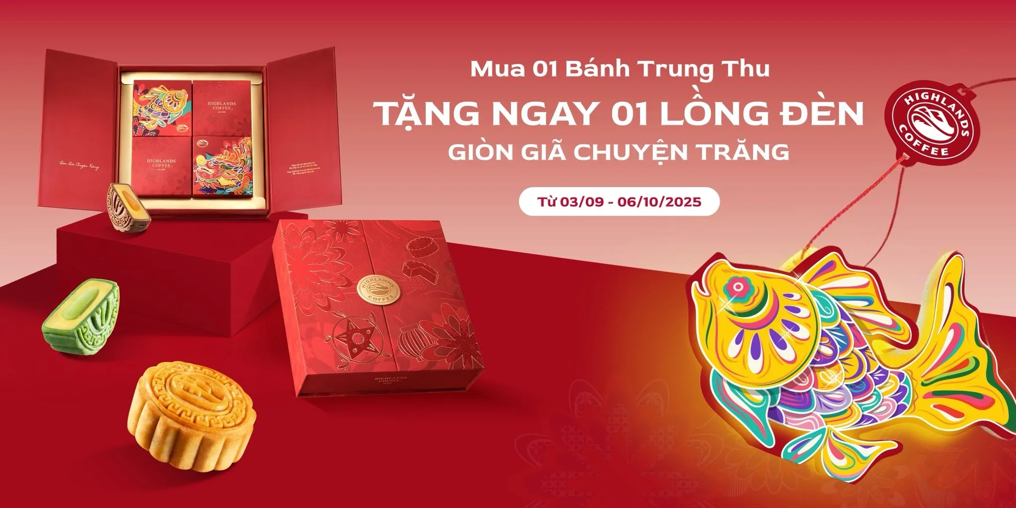 Mẫu quảng cáo Highlands về khuyến mãi