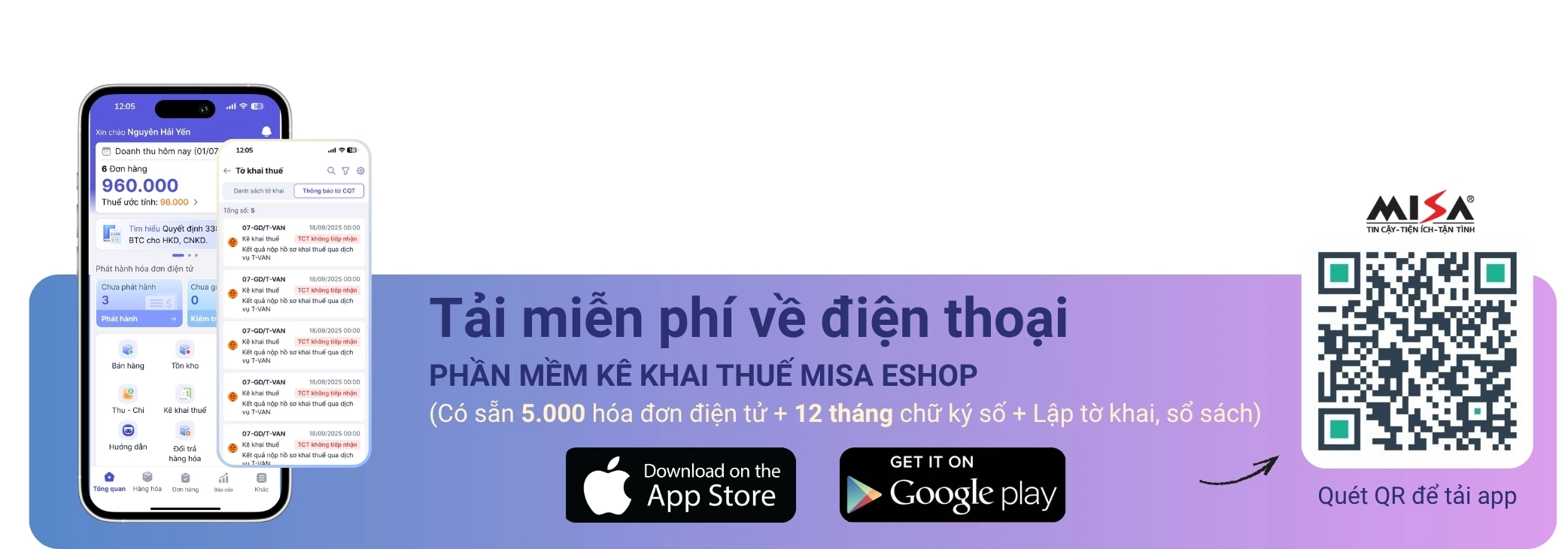 tặng phần mềm quản lý bán hàng