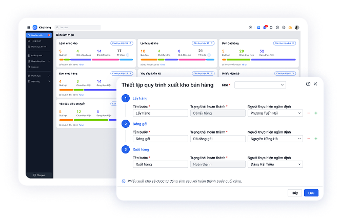 Tự động hóa hoạt động kho trên AMIS Kho hàng
