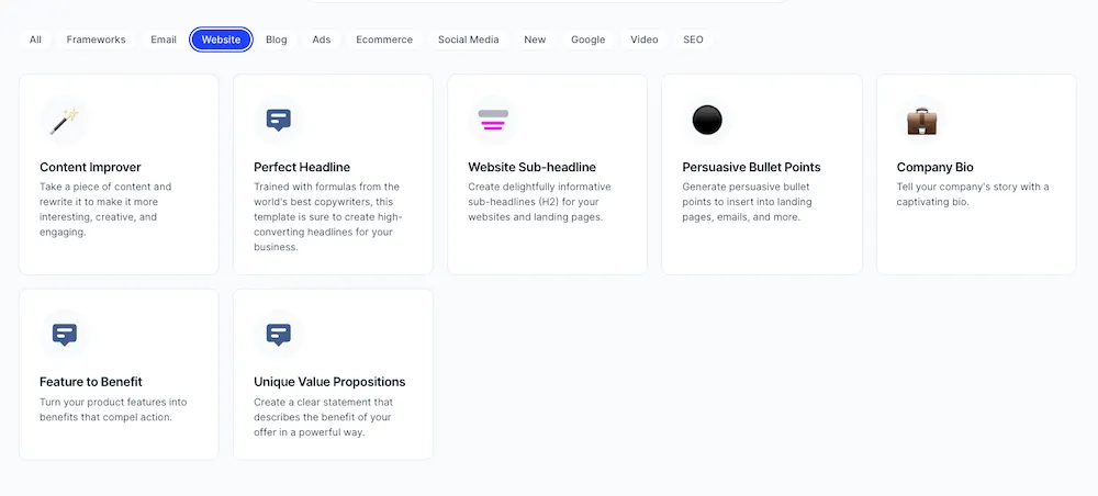Jasper có thể tùy chỉnh phong cách viết theo từng mục tiêu