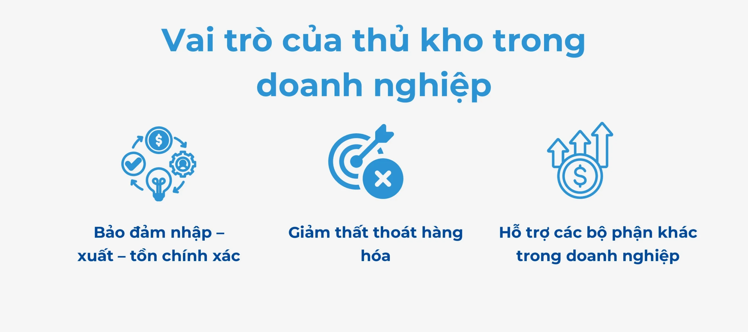 Vai trò của thủ kho trong doanh nghiệp