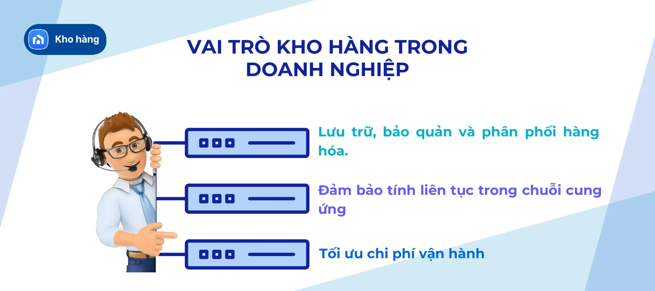 Vai trò kho hàng trong doanh nghiệp