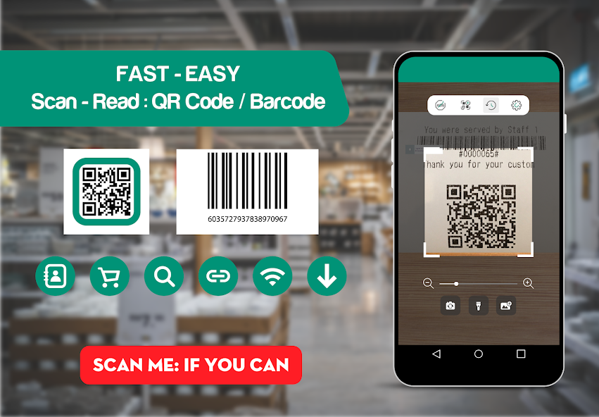 QR Barcode Scanner TeaCapps