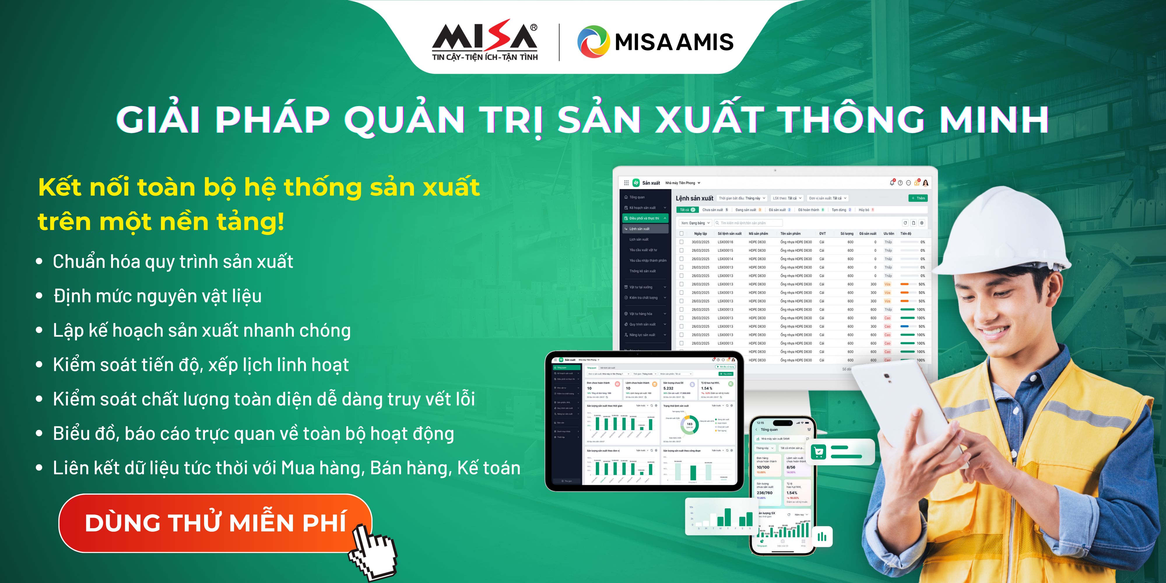 banner amis sản xuất