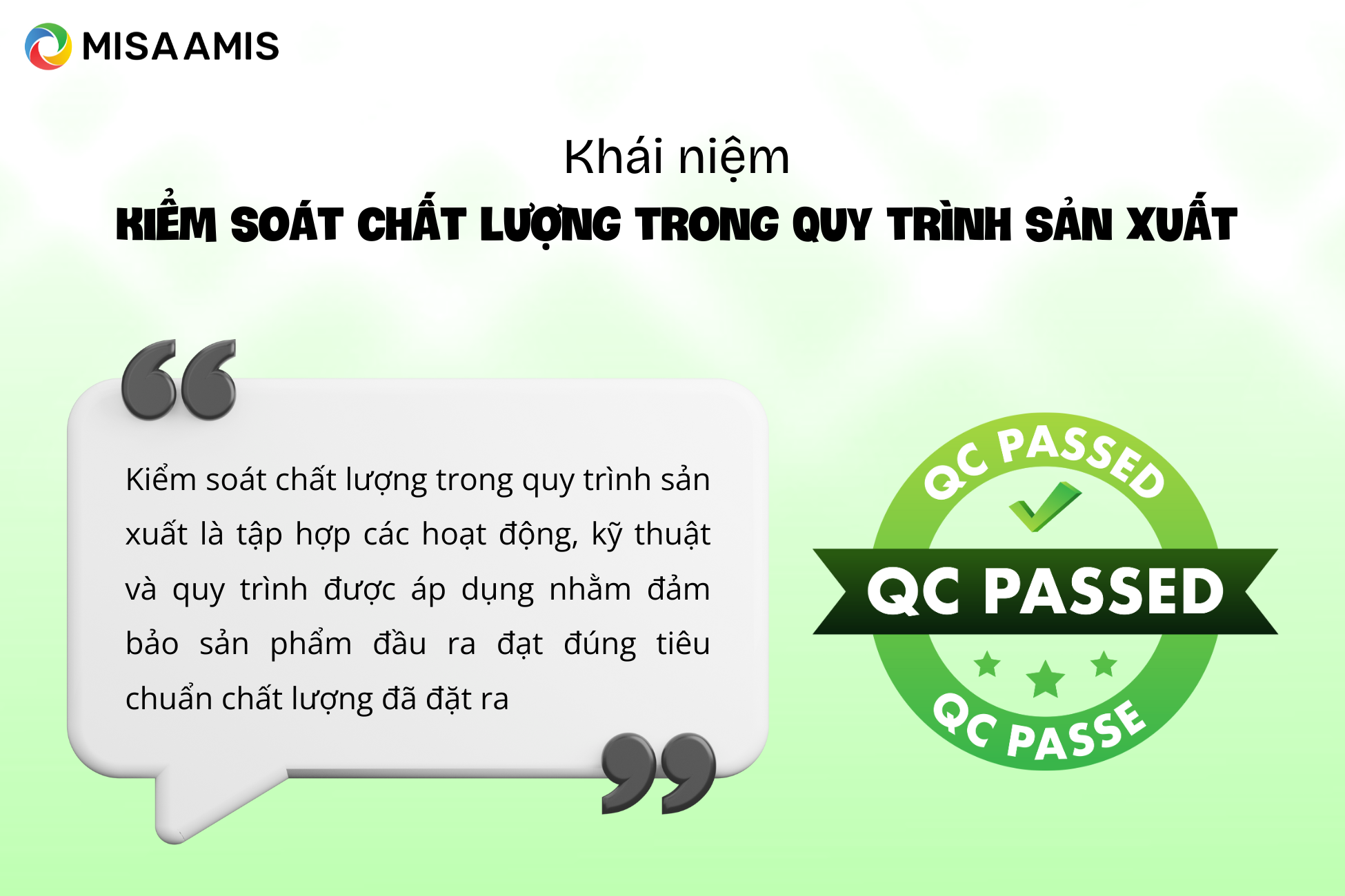 Kiểm soát chất lượng trong quy trình sản xuất là gì?