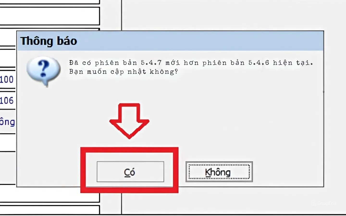 Nâng cấp phần mềm htkk mới nhất