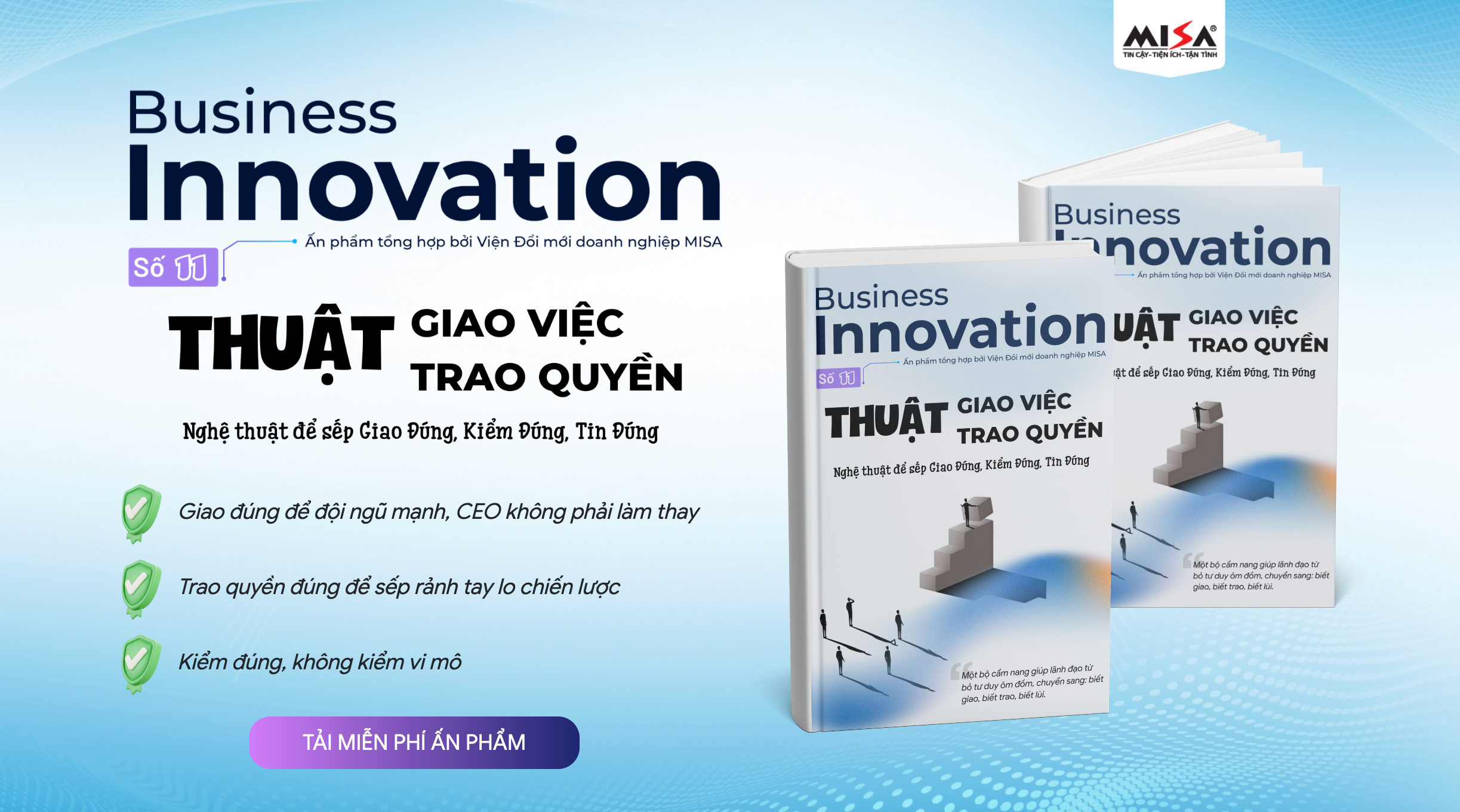 Business Innovation 11: Thuật giao việc – trao quyền
