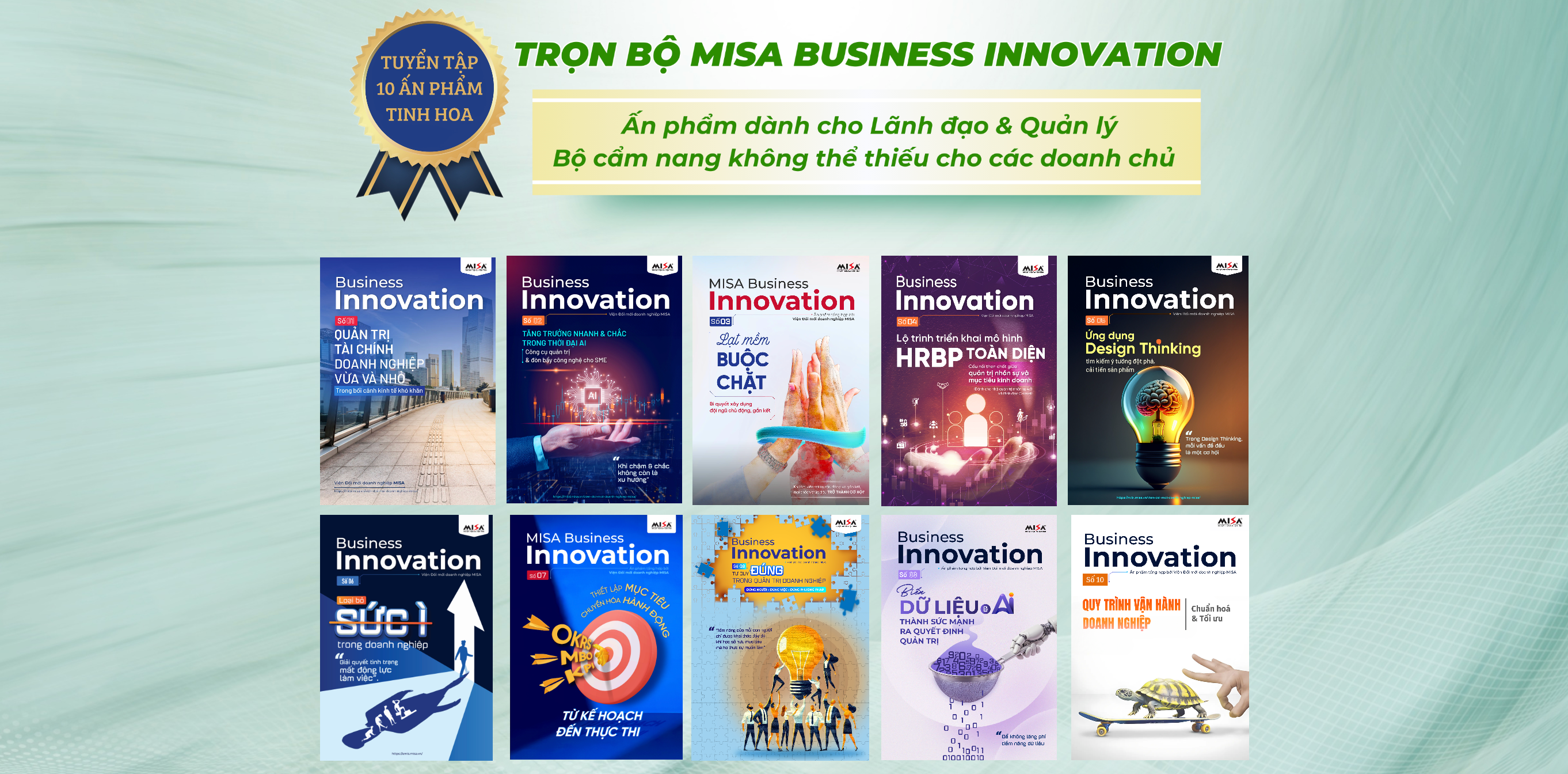 Trọn bộ 10 ấn phẩm Business Innovation