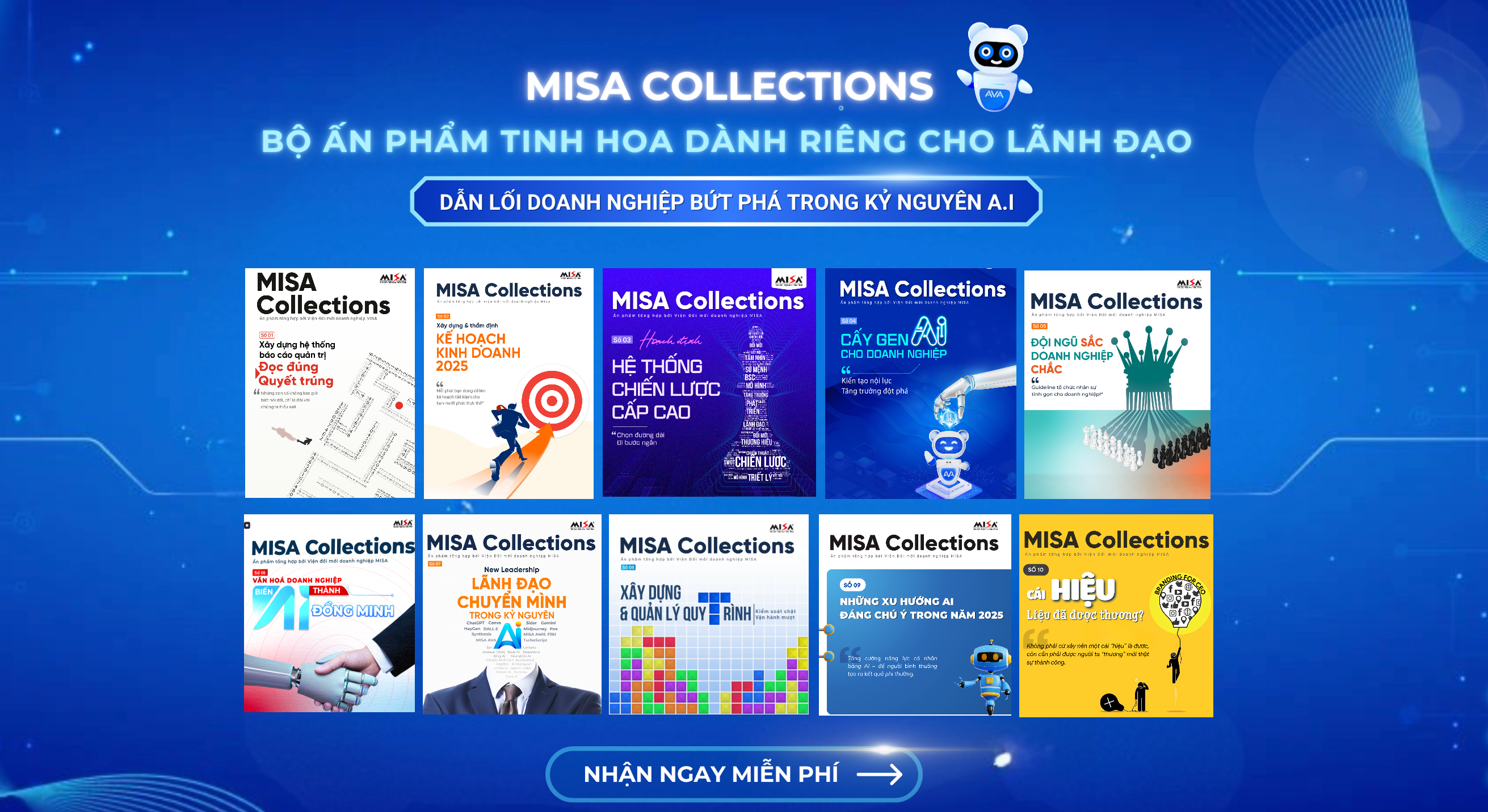 Trọn bộ 10 ấn phẩm MISA Collections