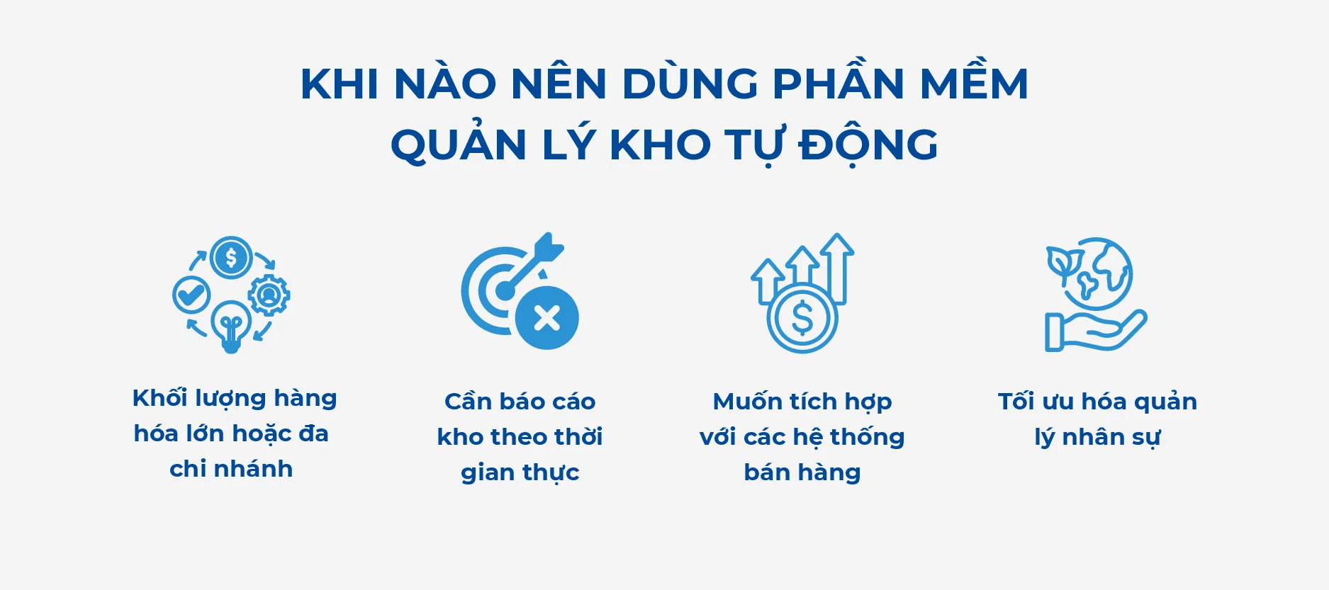 Khi nào nên dùng phần mềm quản lý kho tự độ