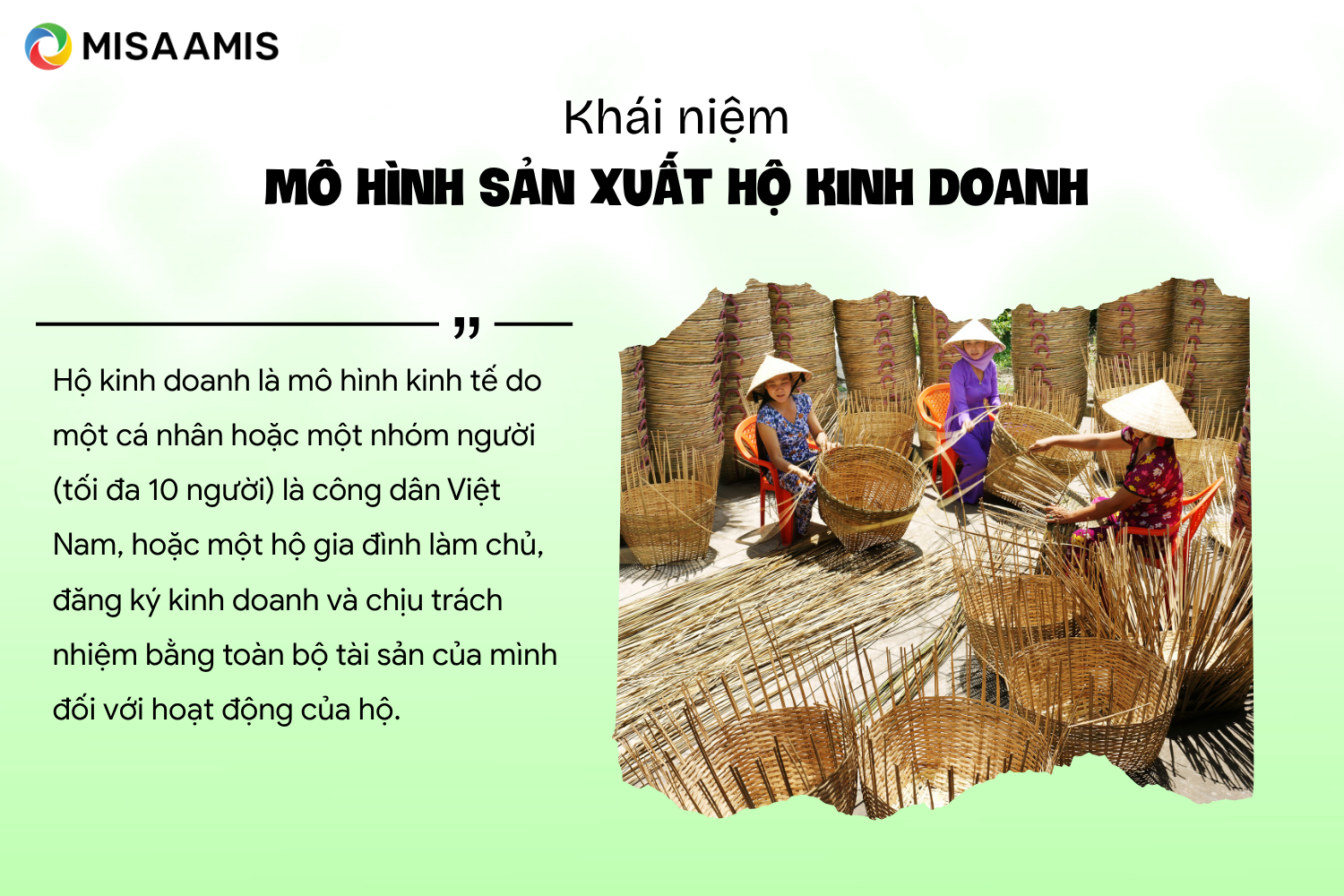 Mô hình hộ sản xuất kinh doanh là gì?
