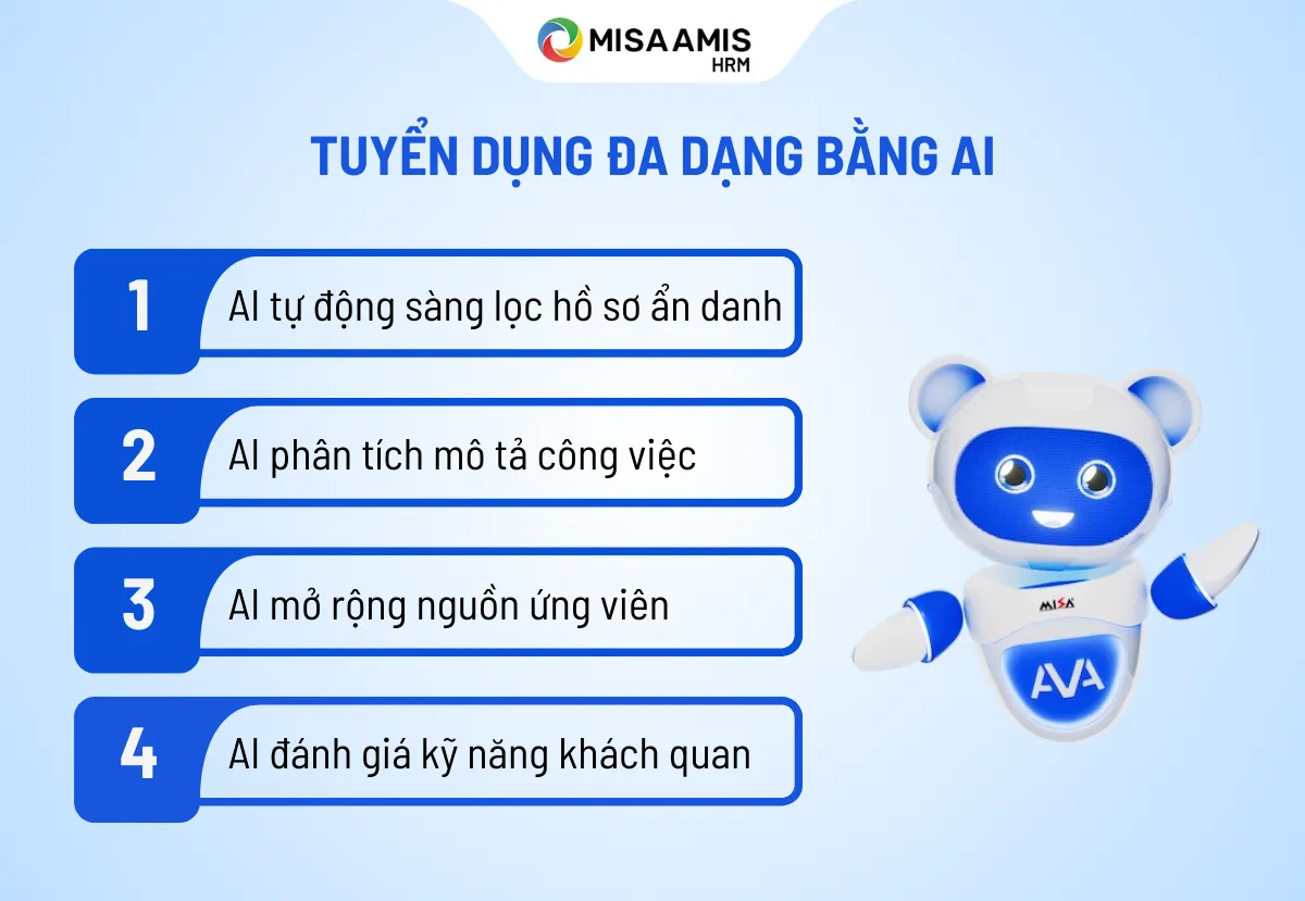 tuyển dụng đa dạng bằng ai