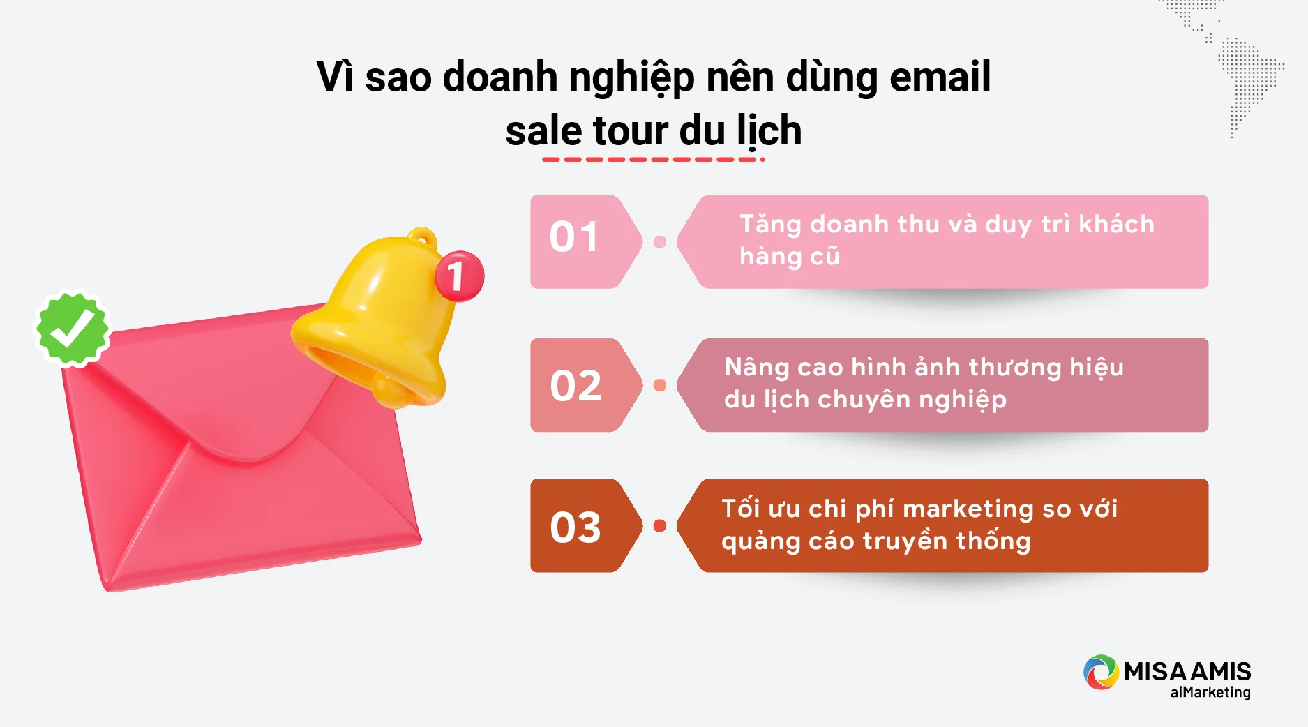 Vì sao doanh nghiệp nên dùng email sale tour du lịch
