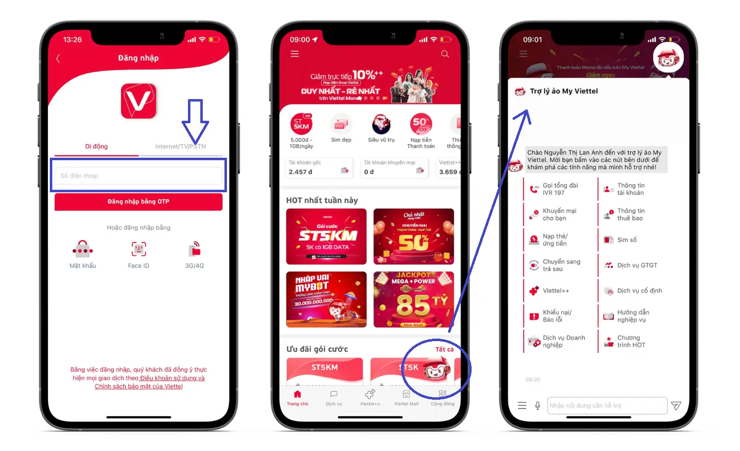 Chatbot trong My Viettel