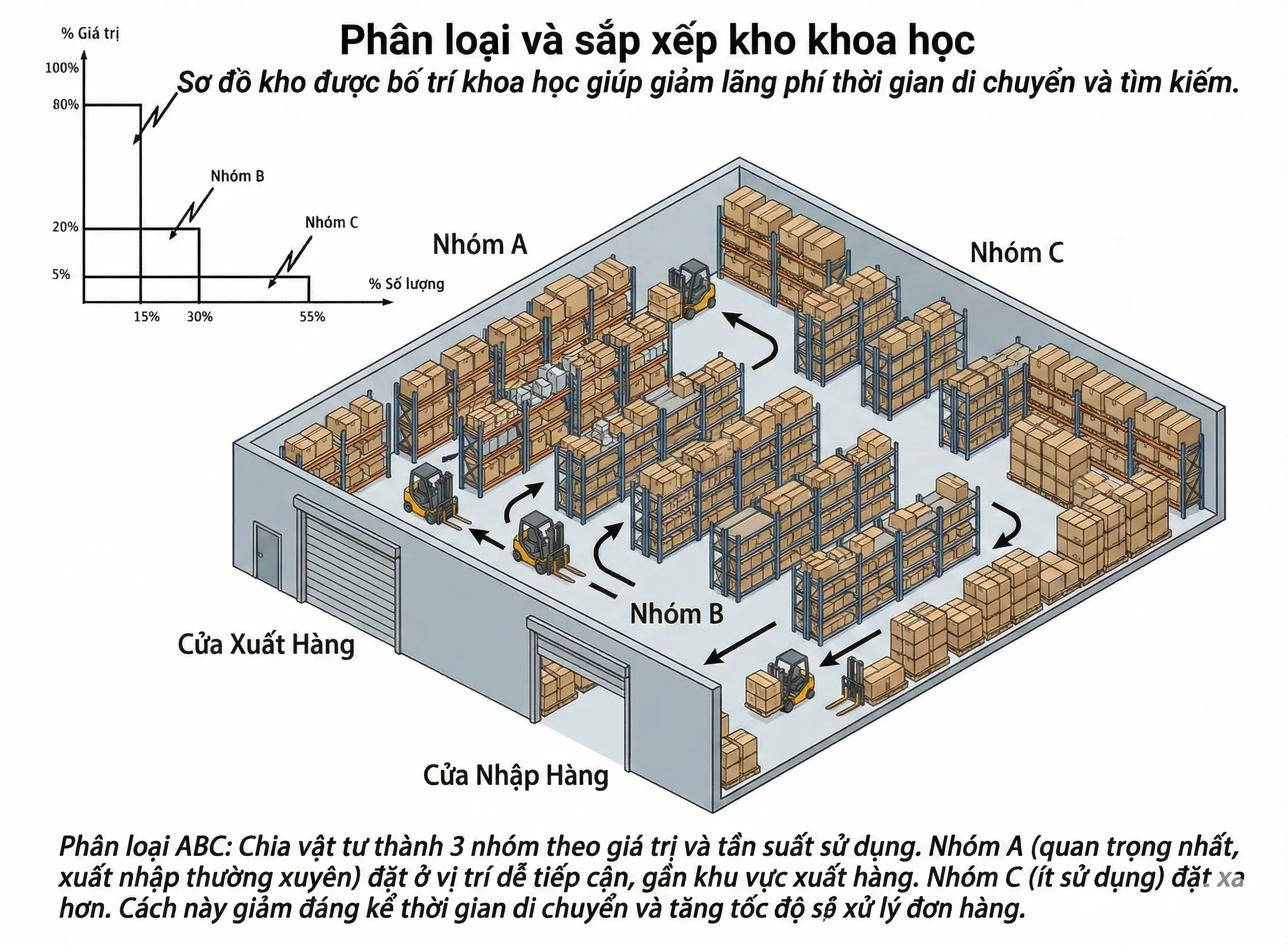 Phân loại và sắp xếp kho khoa học theo phân loại ABC
