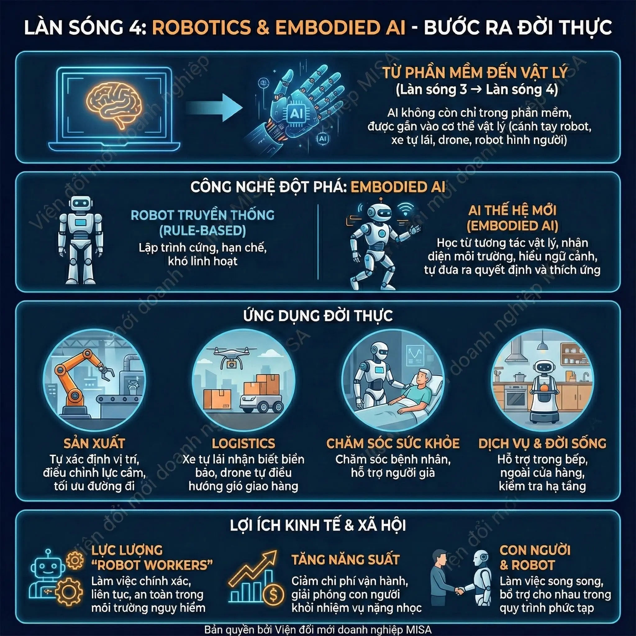 Làn sóng 4: Robotics & Embodied AI