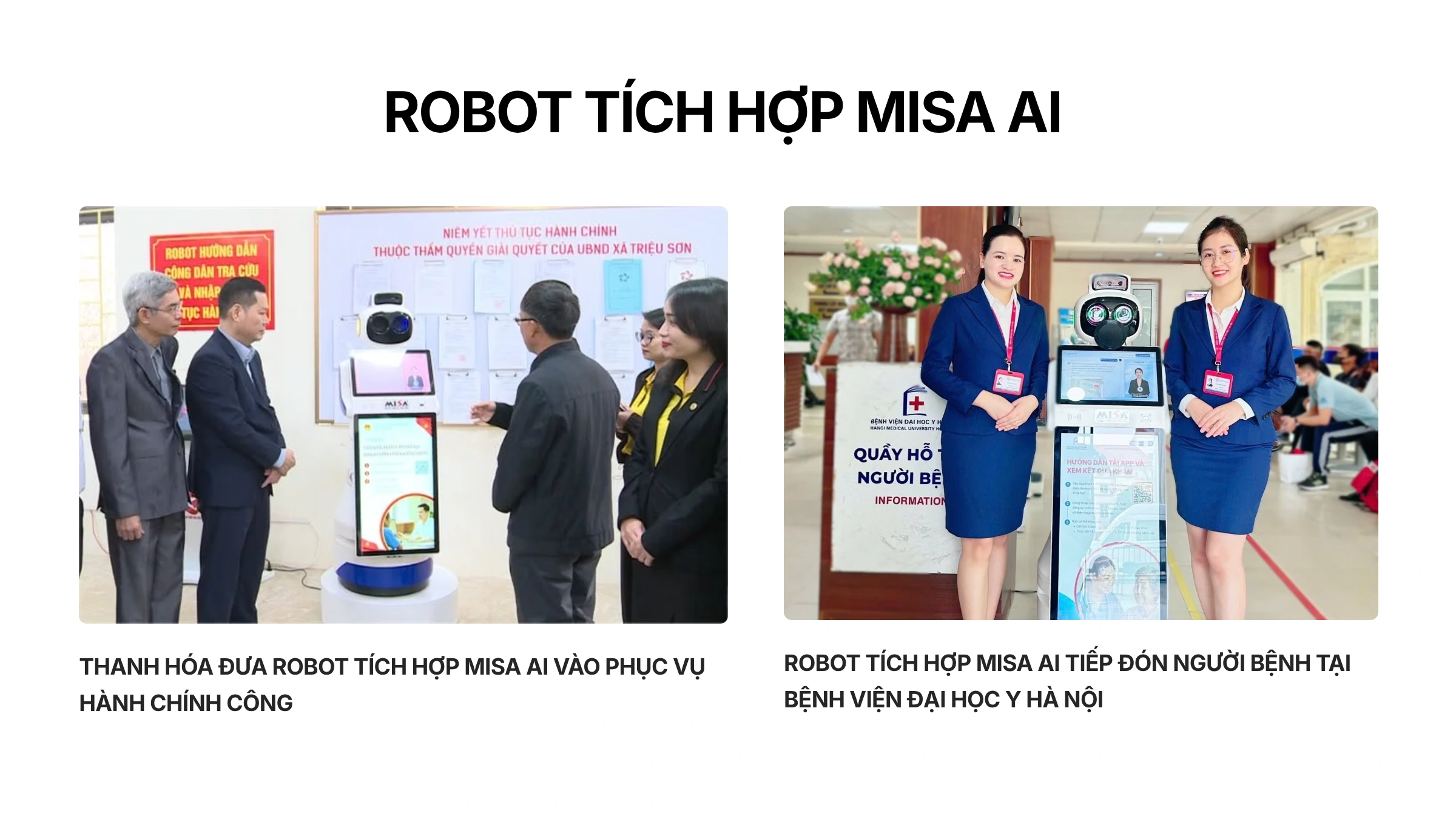 Robot tích hợp MISA AI