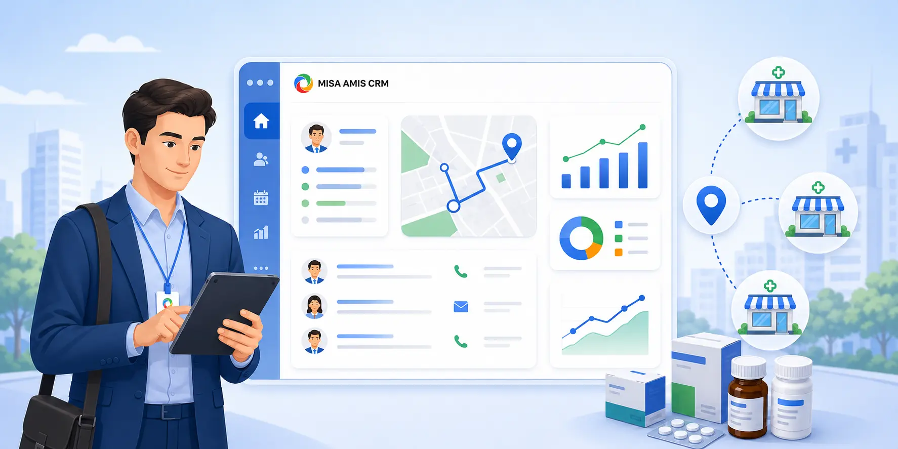 Phần mềm quản lý trình dược viên