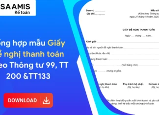 Tải miễn phí mẫu giấy đề nghị thanh toán (số 05-TT) và cách lập