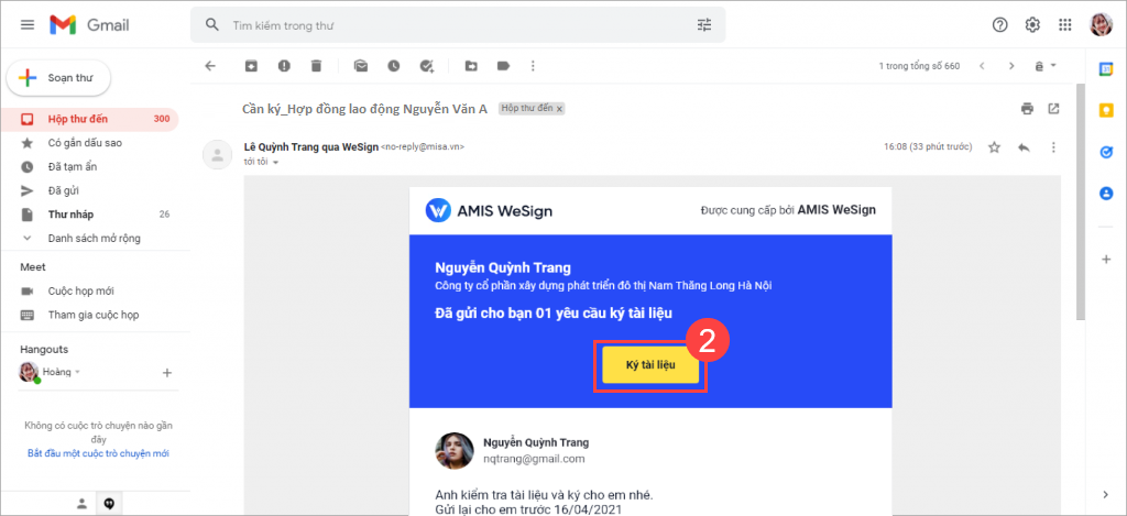 Kiểm tra hợp đồng lao động và ký