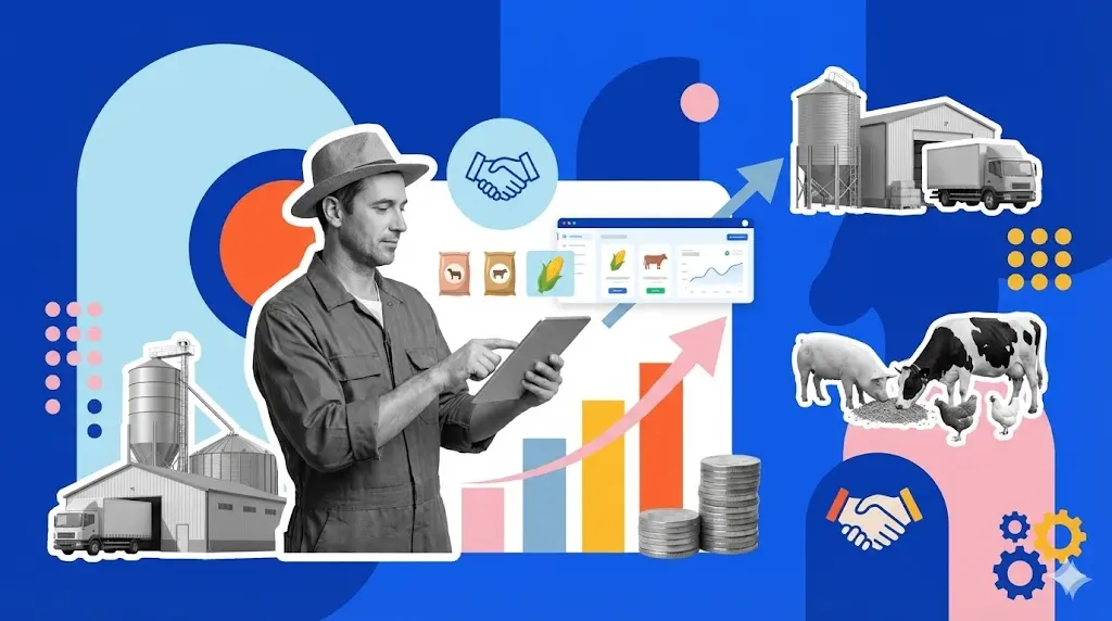 Phần mềm quản lý sale thức ăn chăn nuôi dễ sử dụng cho doanh nghiệp