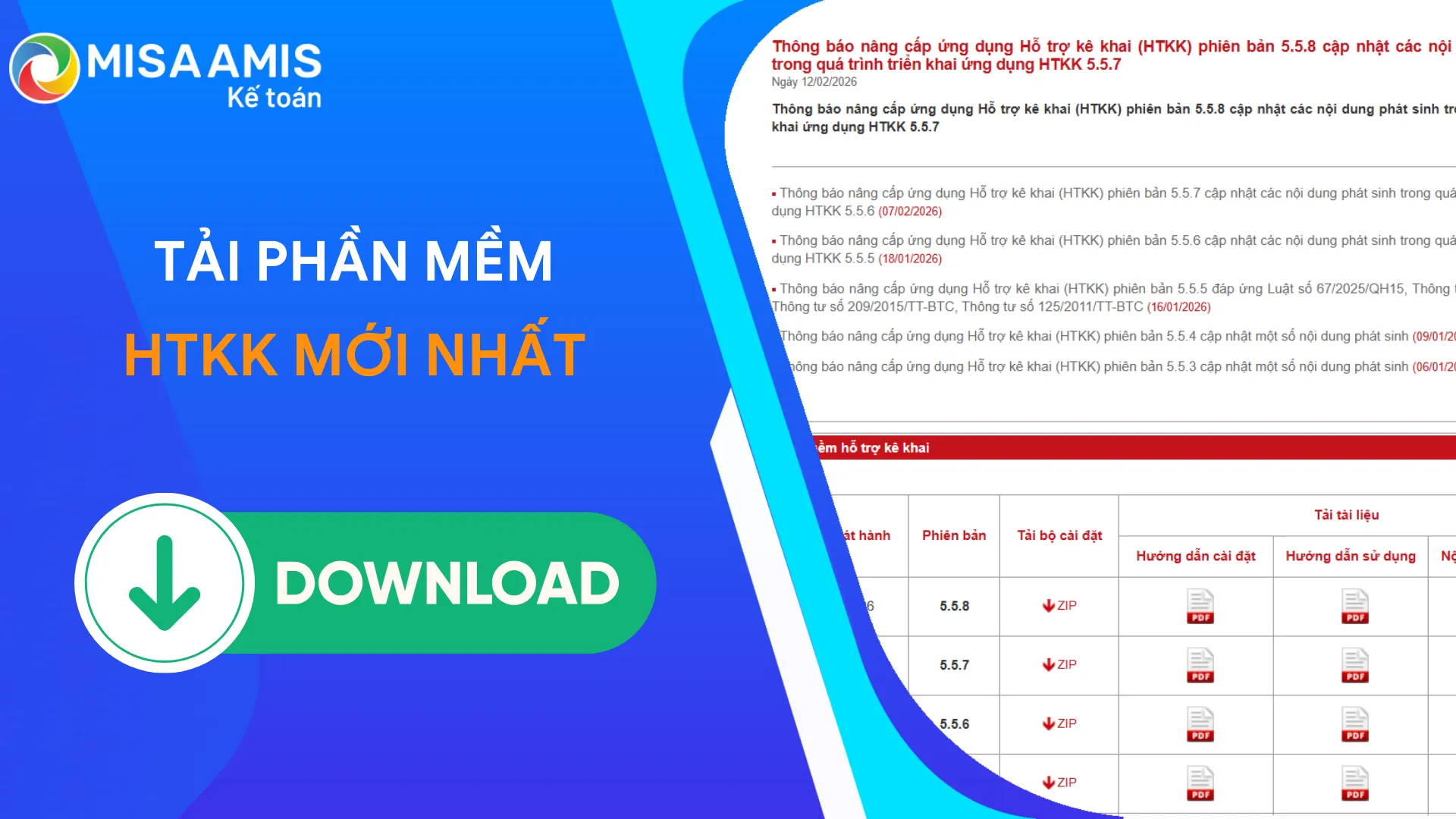 Phần mềm htkk phiên bản mới nhất